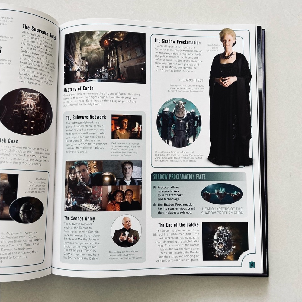 💕**NEW** BBC DOCTOR WHO Visual Dictionary - Hardcover Updated Edition💕 - Picture 4 of 7